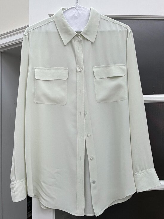 Equipment Tops - Women's 100% Silk Button-Down Blouse